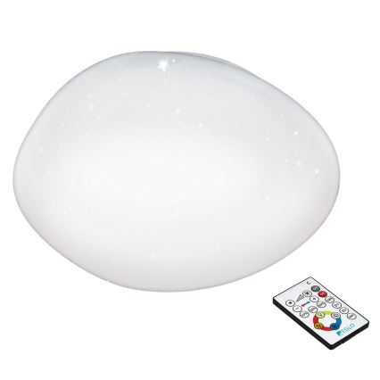 Eglo 97577 - Himmennettävä LED-kattovalaisin kaukosäätimellä SILERAS LED/21W/230V