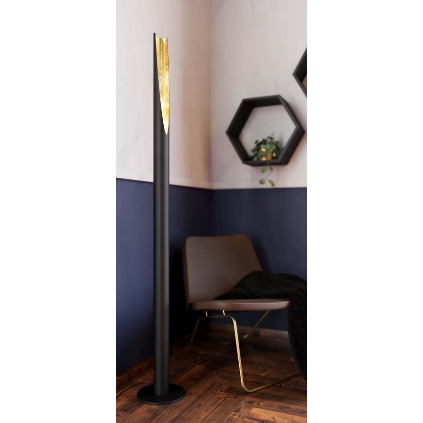 Eglo - LED-lattiavalaisin 1xGU10/4,5W/230V musta