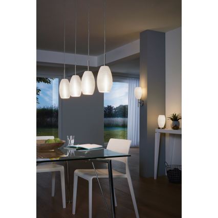 Eglo 97587 - Kattokruunu narulla BATISTA 3 4xE27/40W/230V