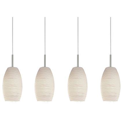 Eglo 97587 - Kattokruunu narulla BATISTA 3 4xE27/40W/230V