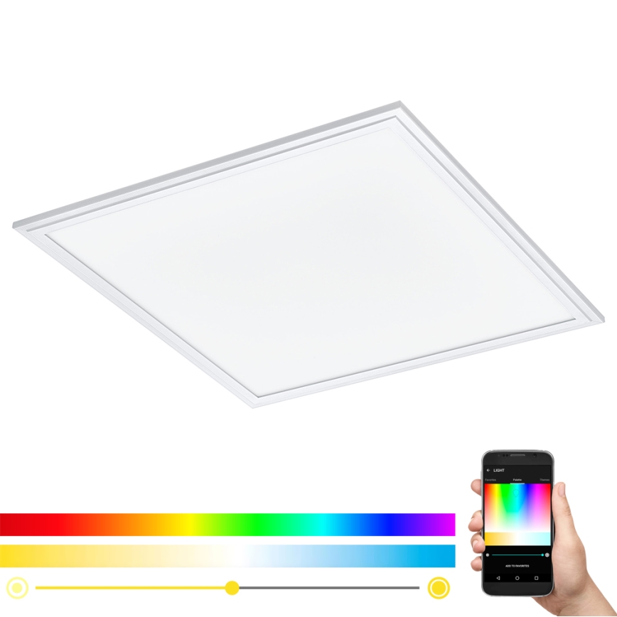 Eglo - LED RGB Himmennysvalo SALOBRENA-C 1xLED/24W/230V + kauko-ohjaus