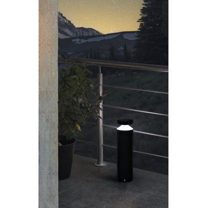 Eglo 97632 - LED-ulkolamppu MELZO LED/11W/230V musta 450 mm IP44