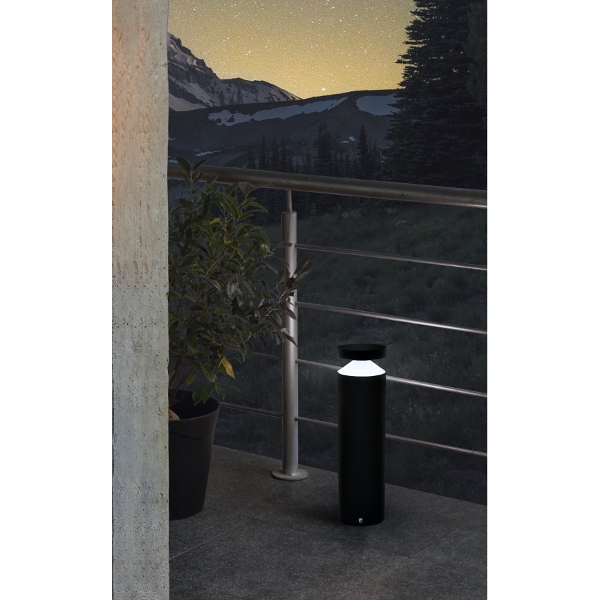 Eglo 97632 - LED-ulkolamppu MELZO LED/11W/230V musta 450 mm IP44