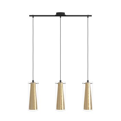 Eglo 97652 - Kattokruunu narulla PINTO GOLD 3xE27/60W/230V