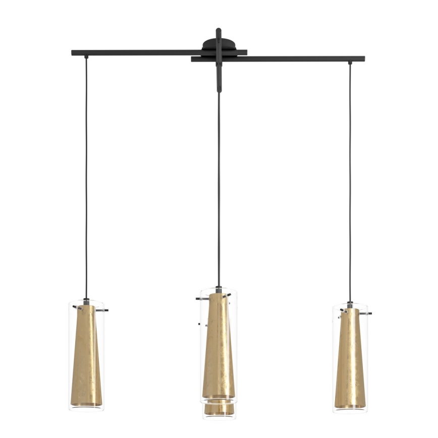 Eglo 97653 - Kattokruunu narulla PINTO GOLD 4xE27/60W/230V