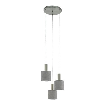 Eglo 97673 - Kattokruunu narulla CONCESSA 2 3xE27/60W/230V