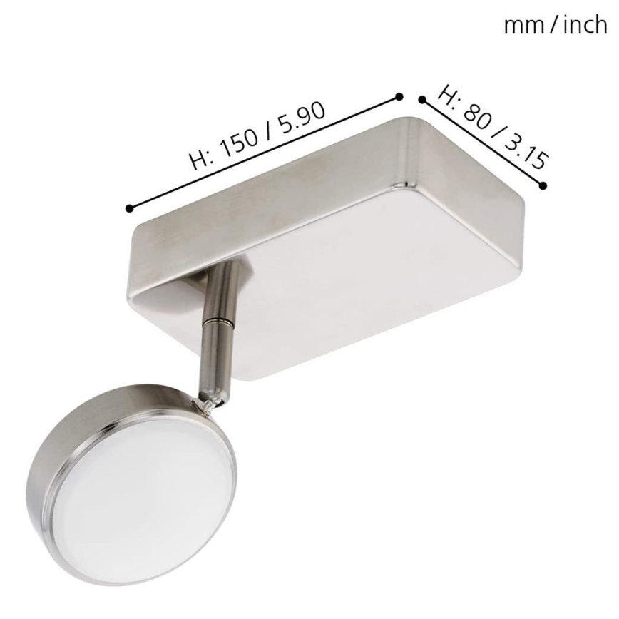 Eglo 97714 - LED RGB Himmennettävä kohdevalo CORROPOLI-C LED/5W/230V