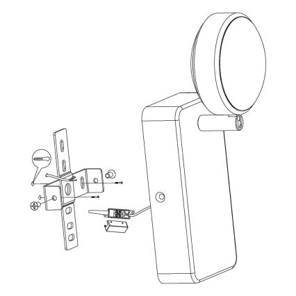 Eglo 97714 - LED RGB Himmennettävä kohdevalo CORROPOLI-C LED/5W/230V
