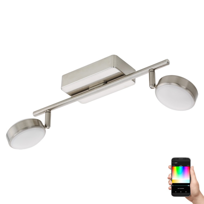 Eglo 97715 - LED RGB Himmennettävä kohdevalo CORROPOLI-C 2xLED/5W/230V