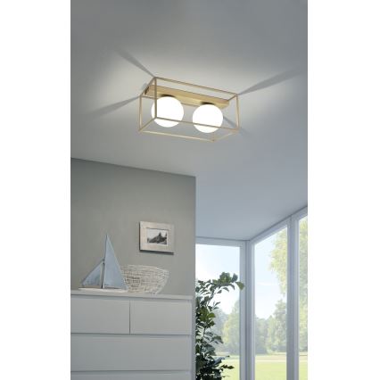 Eglo 97792 - Kiinteä kattokruunu VALLASPRA 2xE14/40W/230V