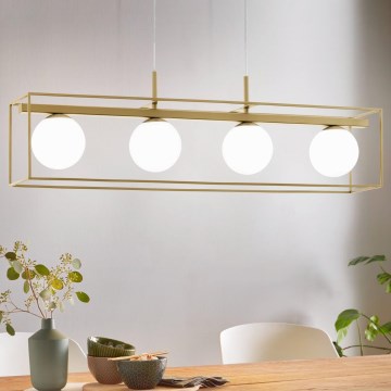 Eglo 97793 - Kattokruunu narulla VALLASPRA 4xE14/40W/230V