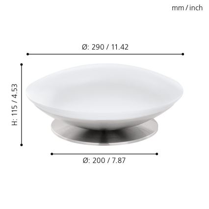 Eglo 97813 - Himmennettävä LED-pöytävalaisin FRATTINA-C 1xLED/18W/230V