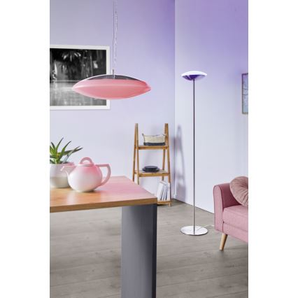 Eglo 97814 - LED RGB himmennettävä lattiavalaisin FRATTINA-C 1xLED/18W/230V