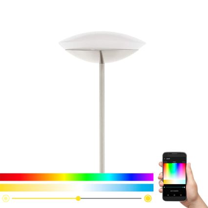 Eglo 97814 - LED RGB himmennettävä lattiavalaisin FRATTINA-C 1xLED/18W/230V
