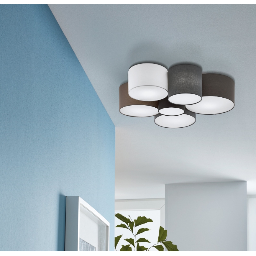 Eglo 97838 - Kattovalo PASTORE 6xE27/40W/230V