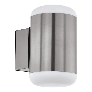 Eglo 97843 - Ulkoseinävalaisin MERLITO 1xE27/10W/230V mattakromi IP44