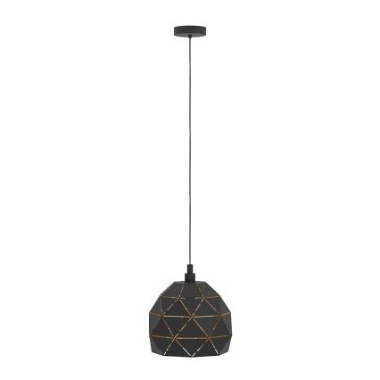 Eglo 97845 - Kattokruunu narulla ROCCAFORTE 1xE27/60W/230V