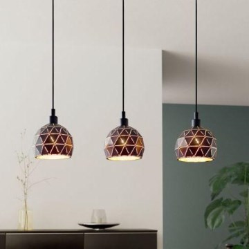 Eglo 97846 - Kattokruunu narulla ROCCAFORTE 3xE14/40W/230V