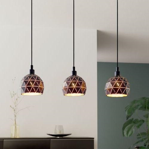 Eglo 97846 - Kattokruunu narulla ROCCAFORTE 3xE14/40W/230V