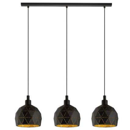 Eglo 97846 - Kattokruunu narulla ROCCAFORTE 3xE14/40W/230V