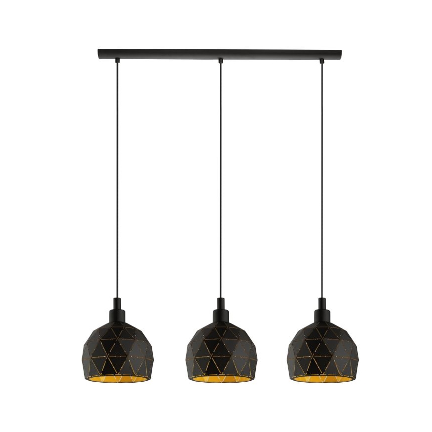 Eglo 97846 - Kattokruunu narulla ROCCAFORTE 3xE14/40W/230V