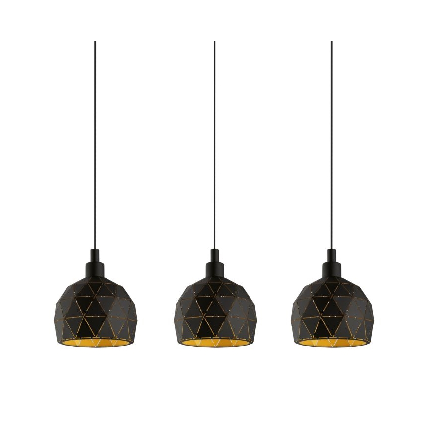 Eglo 97846 - Kattokruunu narulla ROCCAFORTE 3xE14/40W/230V