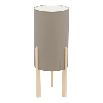 Eglo 97893 - Pöytävalaisin CAMPODINO 1xE27/60W/230V korkeus 400mm ruskea