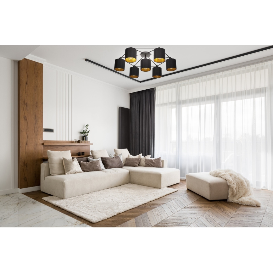 Eglo 97895 - Kiinteä kattokruunu STAITI 7xE27/40W/230V