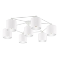 Eglo 97903 - Kiinteä kattokruunu STAITI 7xE27/40W/230V valkoinen