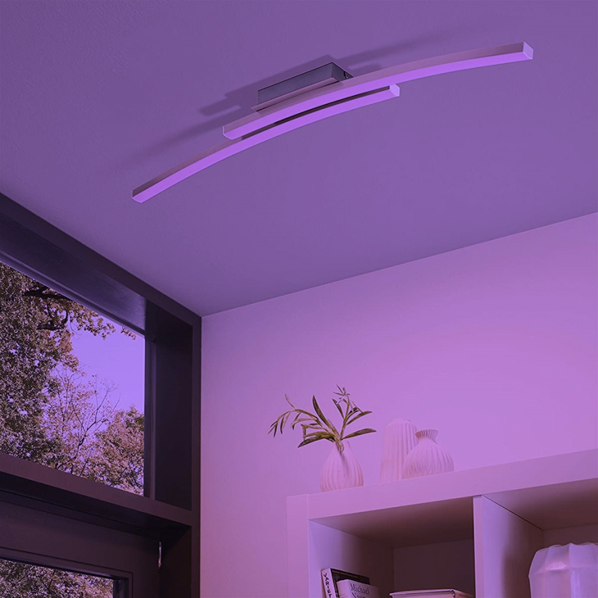 Eglo - LED RGB-himmennyskattokruunu FRAIOLI-C 2xLED/17W/230V