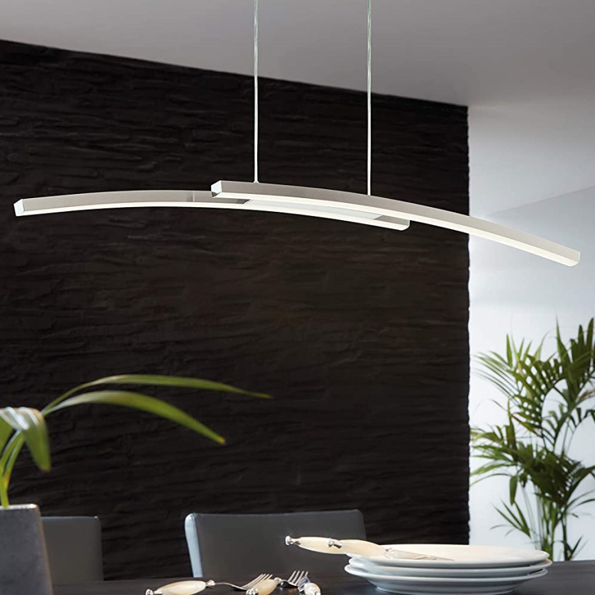 Eglo - Himmennettävä LED RGB-kattokruunu narussa FRAIOLI-C 2xLED/17W/230V
