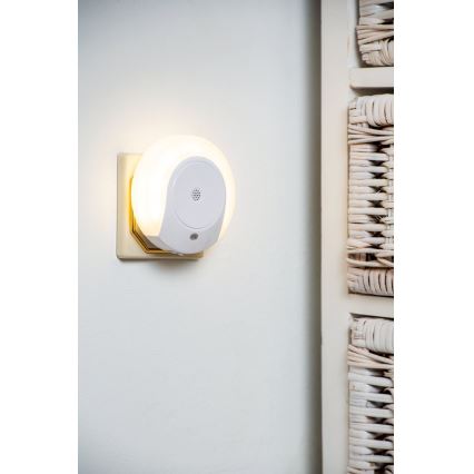 Eglo - LED-yövalo anturilla 2xLED/0,4W/230V 3000K