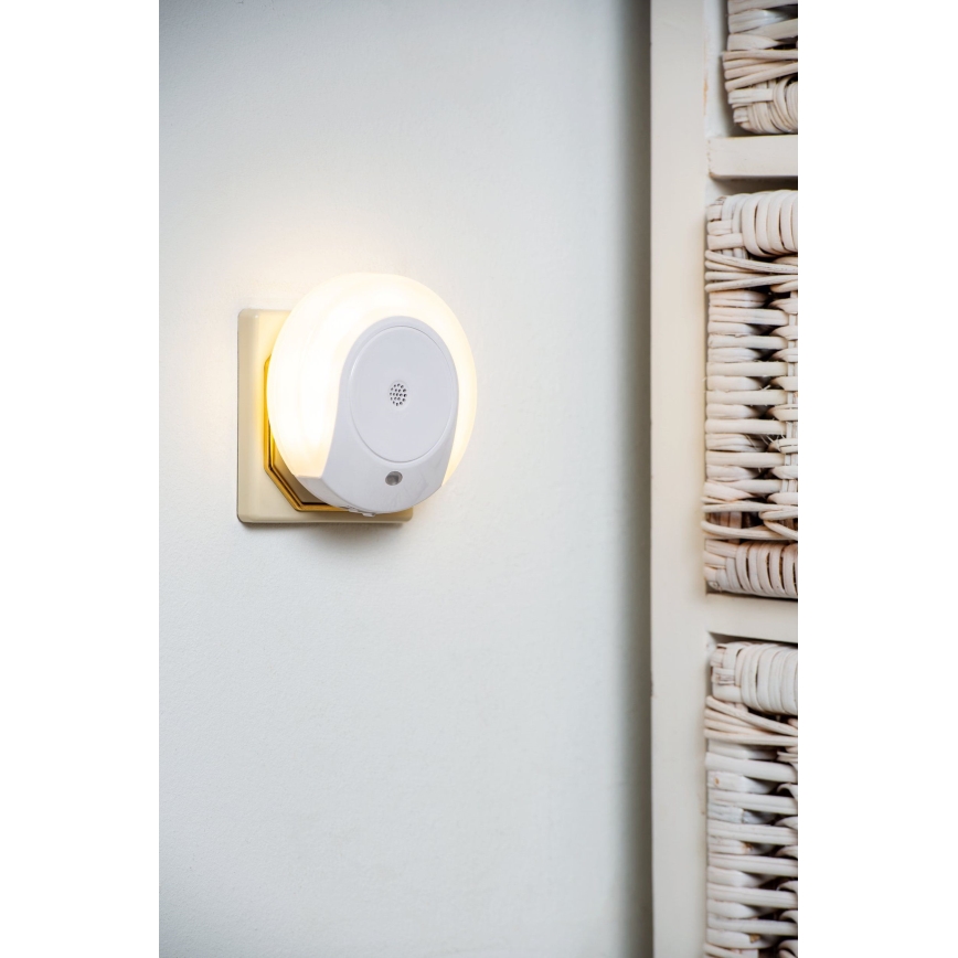 Eglo - LED-yövalo anturilla 2xLED/0,4W/230V 3000K
