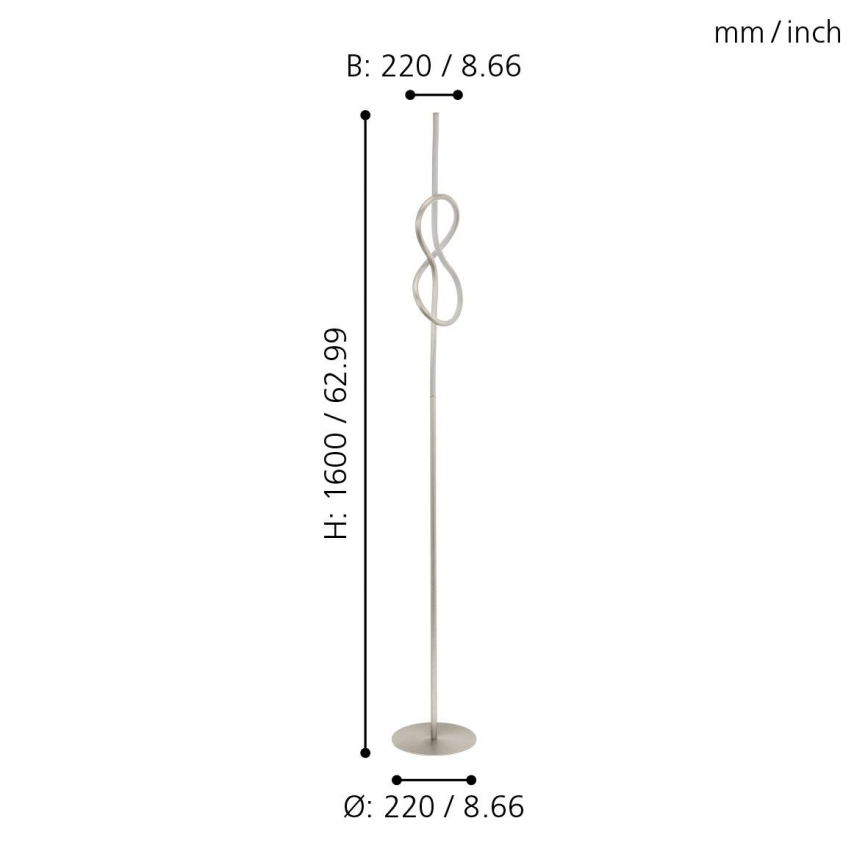 Eglo 97942 - LED-lattiavalaisin NOVAFELTRIA LED/13W/230V