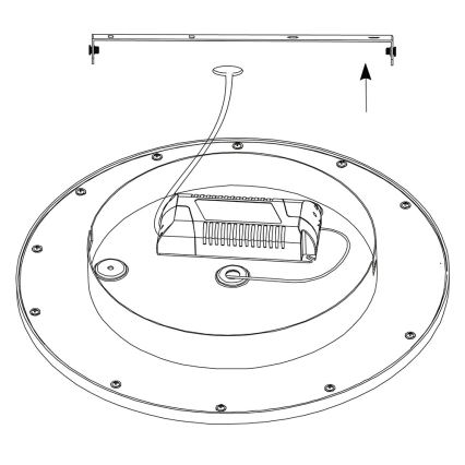 Eglo - LED-kattovalaisin SARSINA-C LED/16W/230V