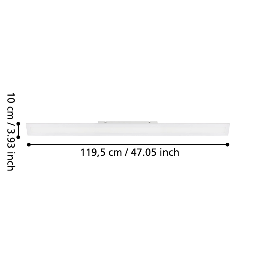 Eglo 98025 - LED-paneeli SALOBRENA 1 LED/40W/230V valkoinen