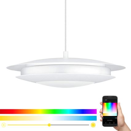 Eglo 98041 - Himmennettävä LED-kattokruunu narussa MONEVA-C LED/18W/230V