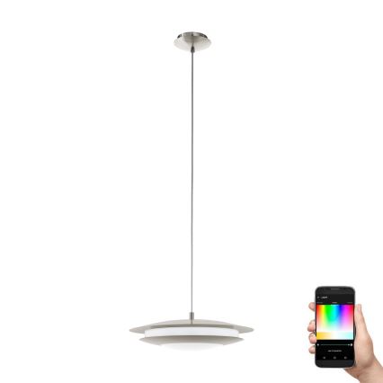 Eglo 98043 - LED RGBW Himmennettävä riippuvalaisin MONEVA LED/18W/230V