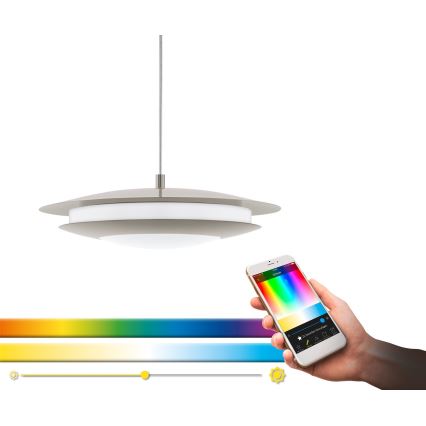 Eglo 98043 - LED RGBW Himmennettävä riippuvalaisin MONEVA LED/18W/230V