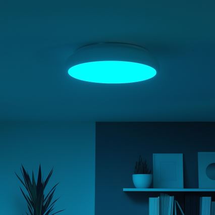 Eglo 98045 - Himmennettävä LED-RGB-kattovalaisin RIODEVA-C LED/27W/230V