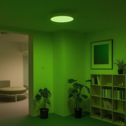 Eglo 98045 - Himmennettävä LED-RGB-kattovalaisin RIODEVA-C LED/27W/230V