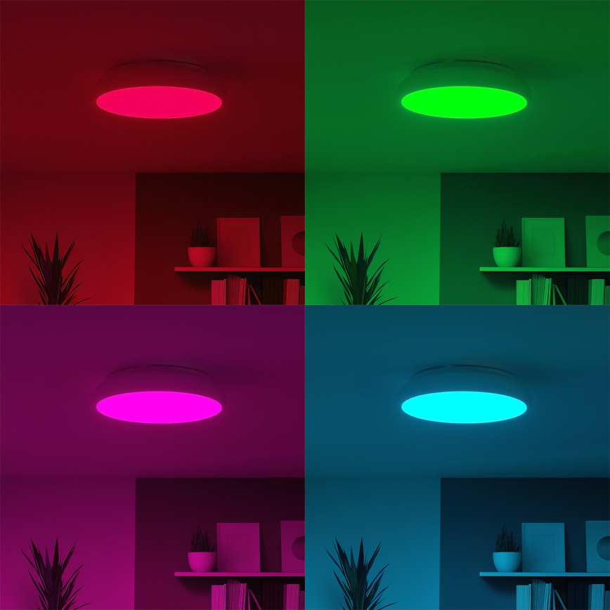 Eglo 98045 - Himmennettävä LED-RGB-kattovalaisin RIODEVA-C LED/27W/230V