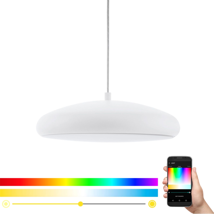 Eglo 98046 - LED RGB Himmentävä riippuvalaisin RIODEVA-C LED/27W/230V
