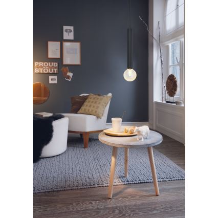 Eglo 98056 - Kattokruunu narulla CORTENOVA 1xE27/60W/230V