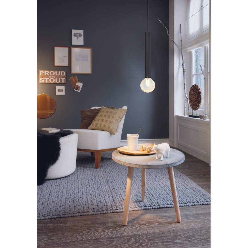 Eglo 98056 - Kattokruunu narulla CORTENOVA 1xE27/60W/230V