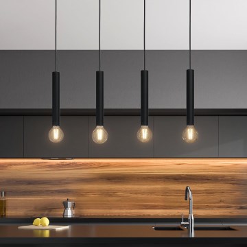 Eglo 98057 - Kattokruunu narulla CORTENOVA 4xE27/60W/230V