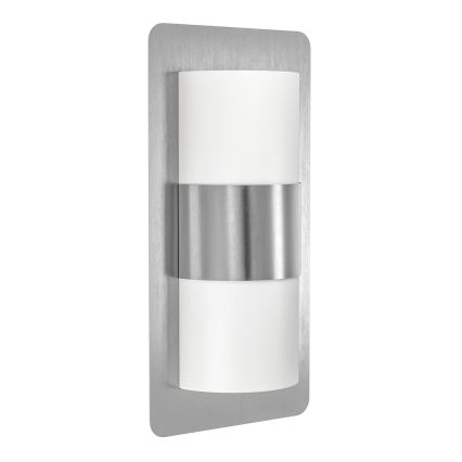 Eglo 98085 - Ulkoseinävalaisin CISTIERNA 2xE27/10W/230V mattakromi IP44