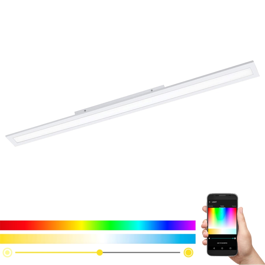 Eglo - Himmennettänä LED-paneeli SALOBRENA-C LED/34W/230V + Kauko-ohjaus