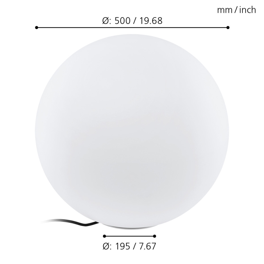 Eglo 98103 - Ulkovalaisin MONTEROLO 1xE27/40W/230V IP65 ø500