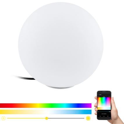 Eglo 98105 - LED RGBW Ulkovalaisin MONTEROLO-C 1xLED/9W/230V IP65 Ø300